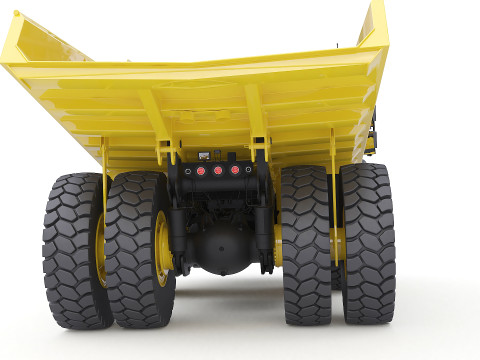Komatsu HD605 Mining Truck 3Dモデル