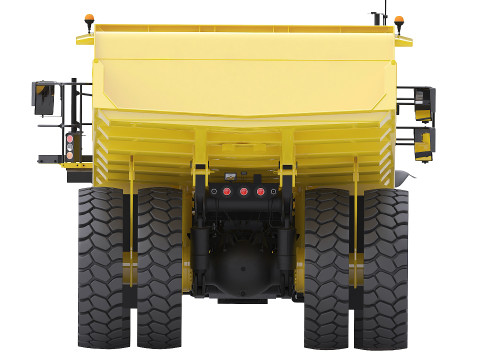 Komatsu HD605 Mining Truck 3Dモデル