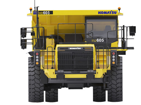 Komatsu HD605 Mining Truck 3Dモデル