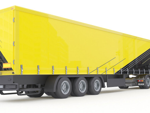 Man Transporter Vehicle Model 3D