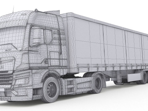 Man Transporter Vehicle Model 3D