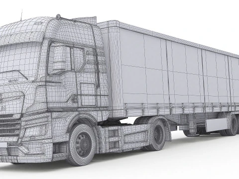 Man Transporter Vehicle 3D Model