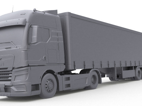 Man Transporter Vehicle Model 3D