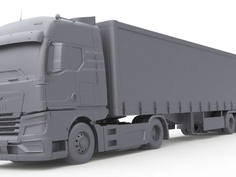 Man Transporter Vehicle 3D Model