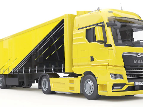 Man Transporter Vehicle 3D Model