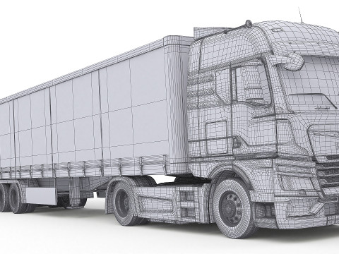 Man Transporter Vehicle Model 3D