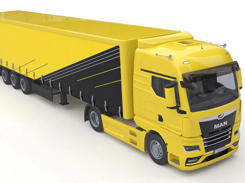 Man Transporter Vehicle 3D Model