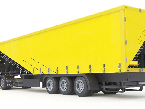 Man Transporter Vehicle 3D Model