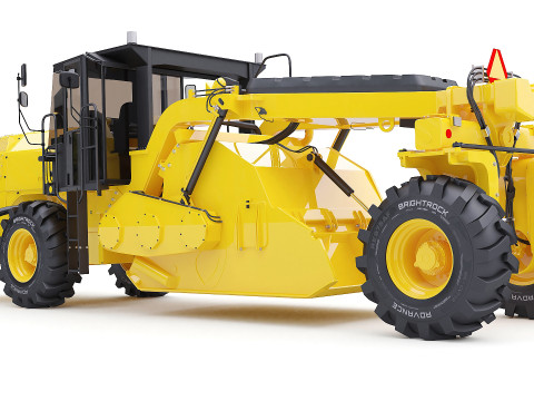 Road reclaimer Vehicle 3D 模型