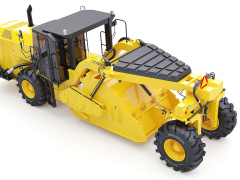 Road reclaimer Vehicle 3D 模型