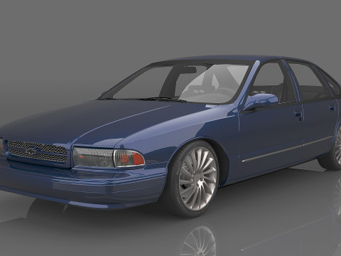 1996 Chevrolet Impala SS Modello 3D