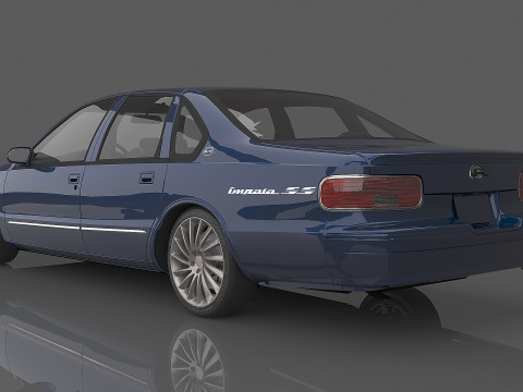 1996 Chevrolet Impala SS 3D Model