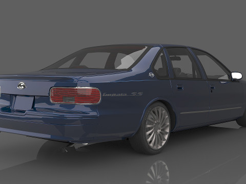 1996 Chevrolet Impala SS 3D Model