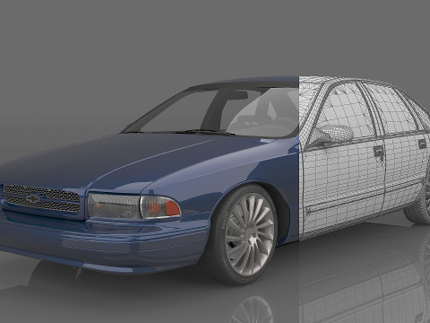 1996 Chevrolet Impala SS 3D Model