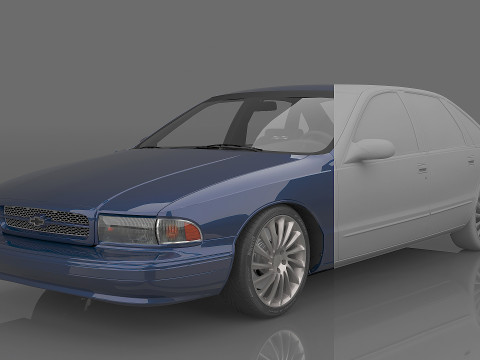 1996 Chevrolet Impala SS 3D Model