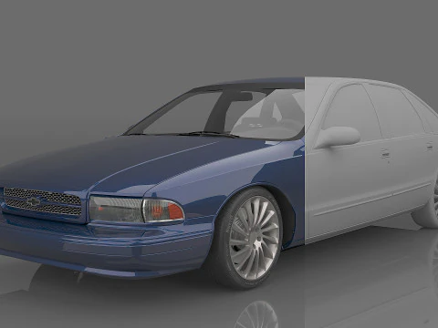1996 Chevrolet Impala SS 3D Model
