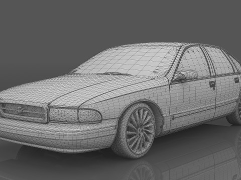 1996 Chevrolet Impala SS 3D Model