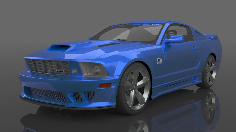 2006 Saleen S281 E Model 3D .c4d .max .obj .3ds .fbx .stl .blend 