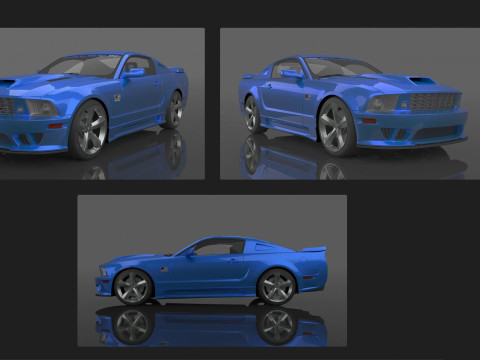 2006 Saleen S281 E Model 3D
