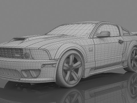 2006 Saleen S281 E Model 3D