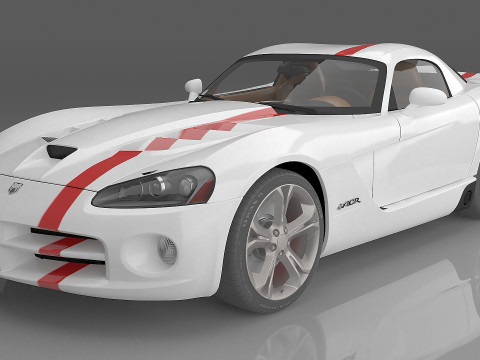 2008 Dodge Viper SRT10 ACR 3D Model