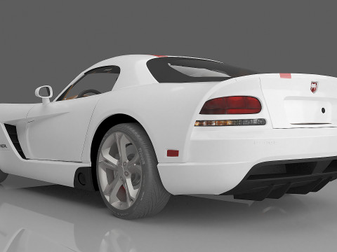 2008 Dodge Viper SRT10 ACR Modelo 3D
