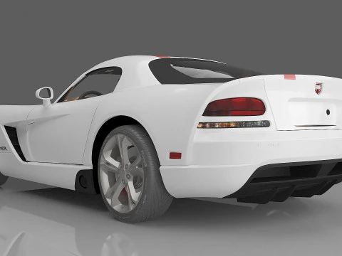 2008 Dodge Viper SRT10 ACR 3D Model