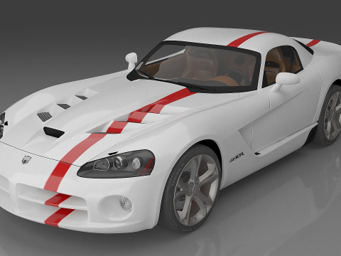 2008 Dodge Viper SRT10 ACR Modelo 3D