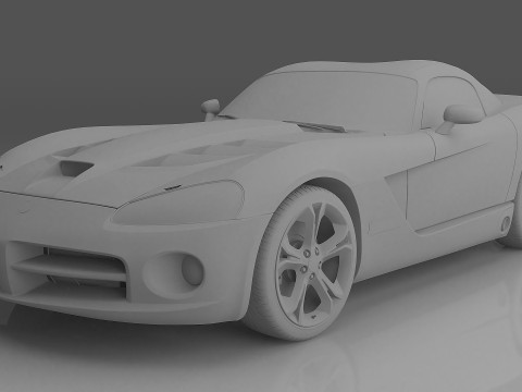 2008 Dodge Viper SRT10 ACR Modelo 3D
