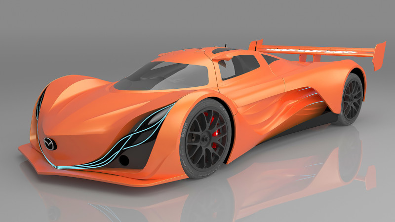 2008 Mazda Furai Modelo 3D .c4d .max .obj .3ds .fbx .stl .blend