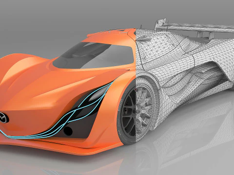 2008 Mazda Furai 3D Model