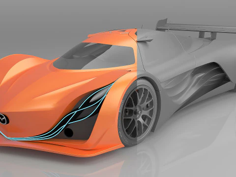 2008 Mazda Furai 3D Model