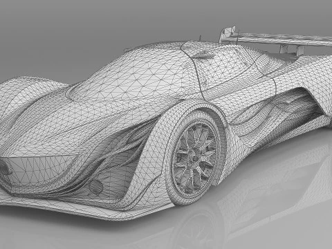2008 Mazda Furai 3D Model