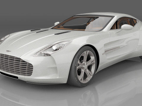 2010 Aston Martin ONE-77 Modelo 3D