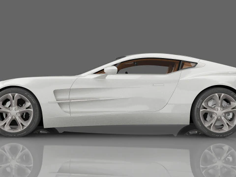 2010 Aston Martin ONE-77 3D Model