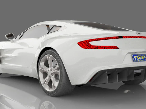 2010 Aston Martin ONE-77 3D Model