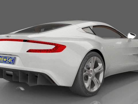 2010 Aston Martin ONE-77 3D Model