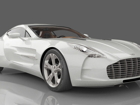2010 Aston Martin ONE-77 3Dモデル