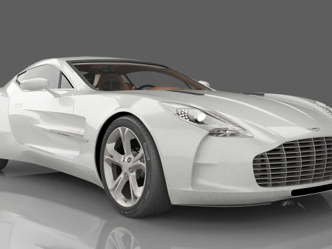 2010 Aston Martin ONE-77 3D Model