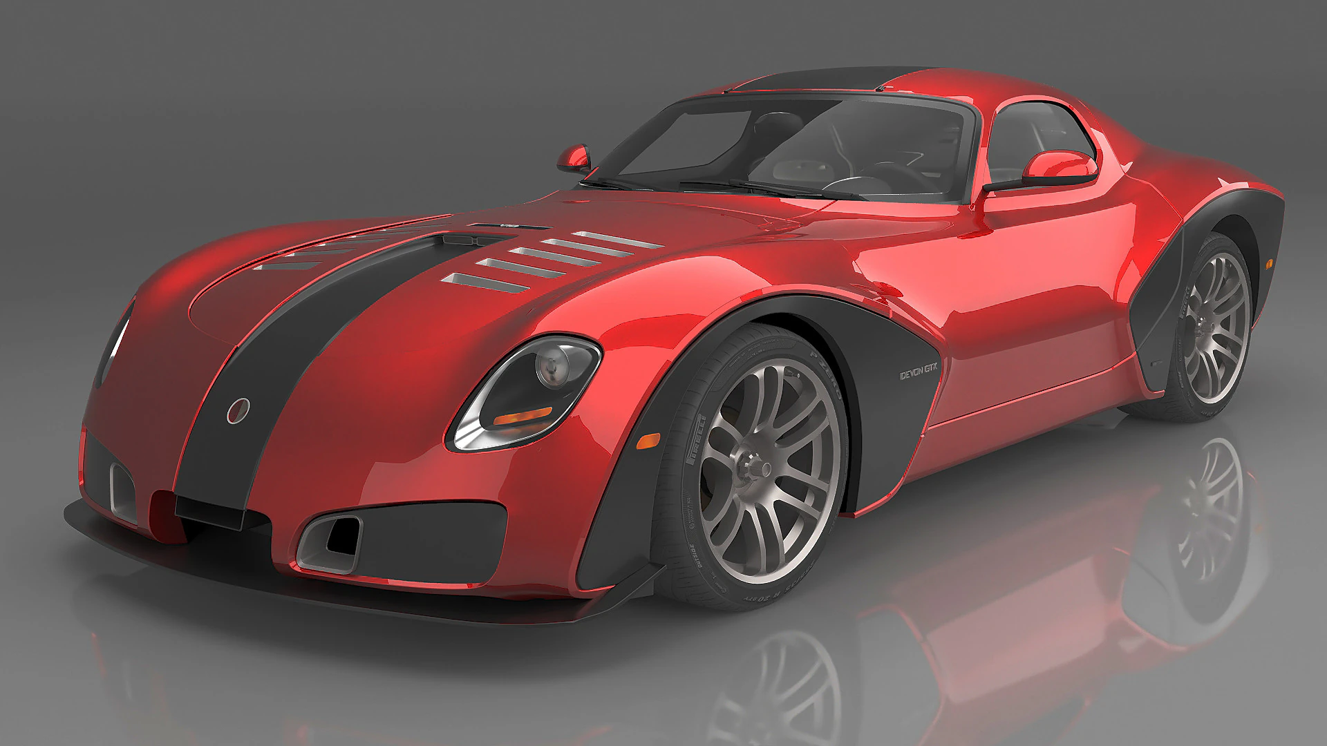2010 Devon GTX 3D Model .c4d .max .obj .3ds .fbx .stl .blend 