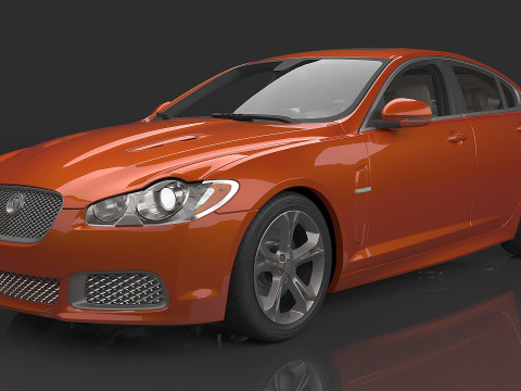 2010 Jaguar Xfr Modelo 3D