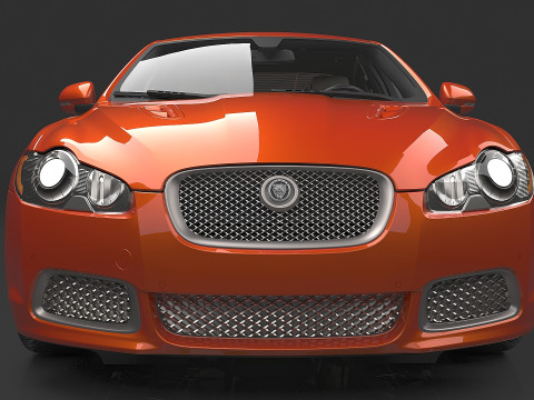 2010 Jaguar Xfr 3D 模型