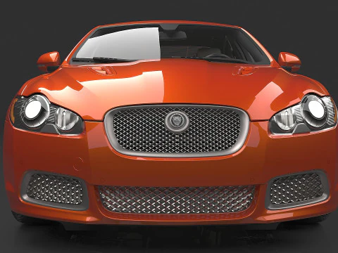 2010 Jaguar Xfr 3D Model