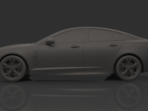 2010 Jaguar Xfr 3D 模型