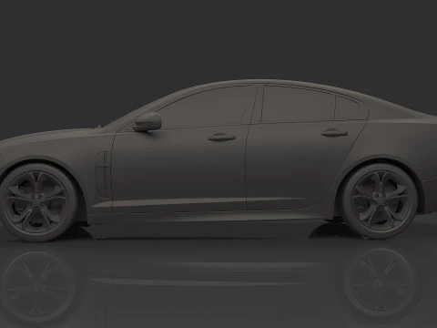2010 Jaguar Xfr 3D Model