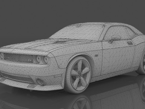 2012 Dodge Challenger SRT8 392 Hemi Modèle 3D