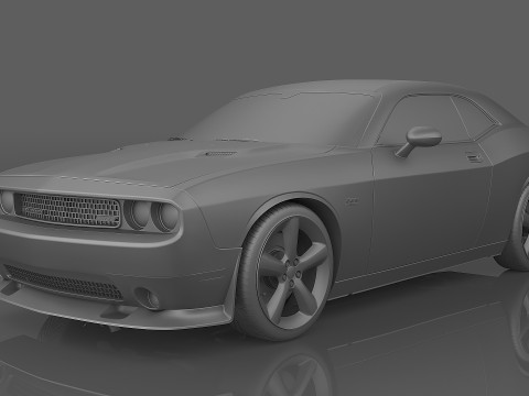 2012 Dodge Challenger SRT8 392 Hemi Modèle 3D