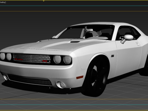 2012 Dodge Challenger SRT8 392 Hemi Modèle 3D