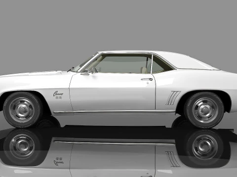 969 Chevrolet Camaro SS Coupe 3D Model