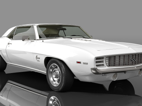 969 Chevrolet Camaro SS Coupe 3D 模型